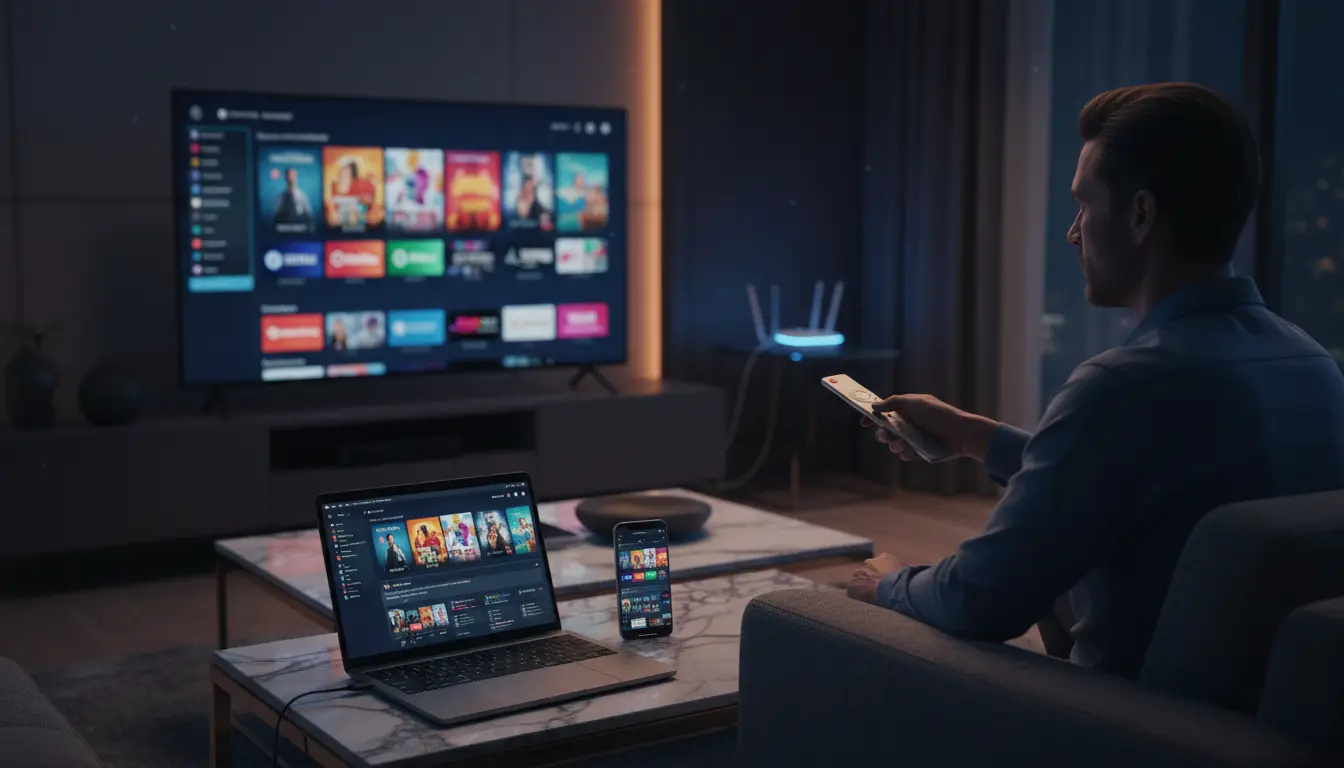 اختبار اشتراك IPTV على تلفزيون ذكي قبل شراء الخدمة