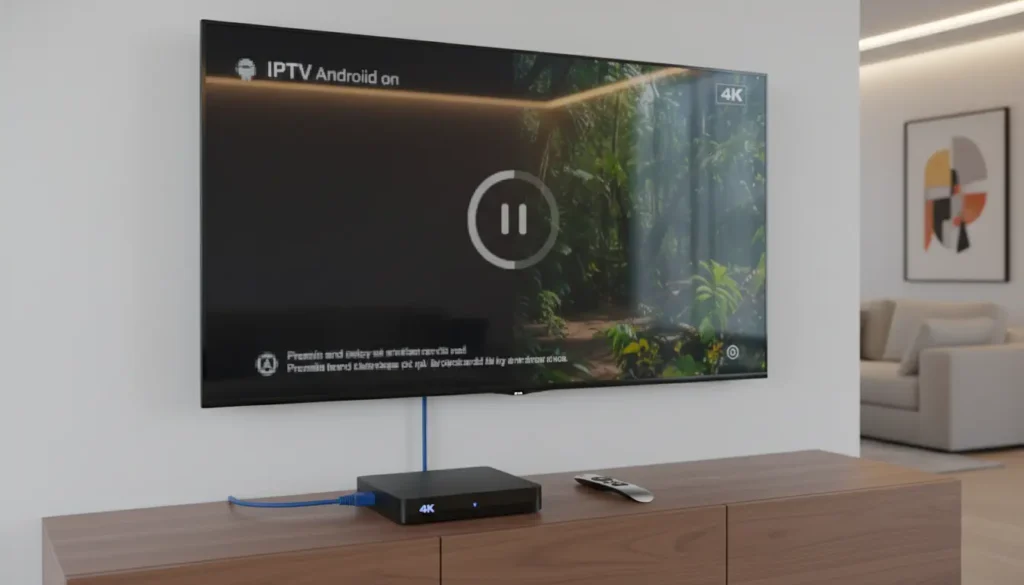 حل مشكلة تجمد الصورة في IPTV على شاشة تلفاز ذكي باستخدام إعدادات وتحسينات البث